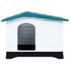 Dog House Blue 35.6"x26.8"x26" Polypropylene